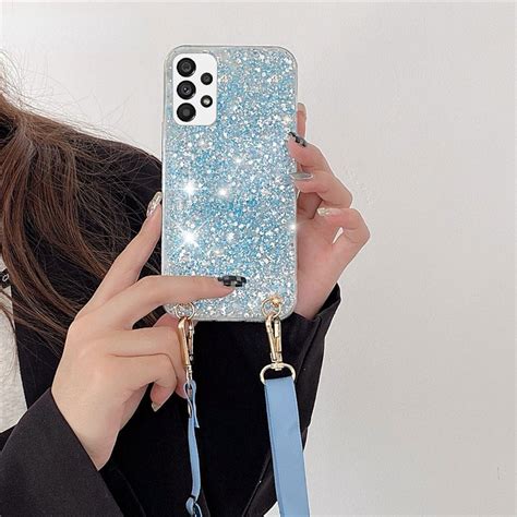 Capa De Silicone Glitter Samsung Galaxy A54 A34 A14 A04 5G A13 4G