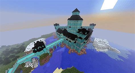 Huge Diamond Castle Minecraft Project