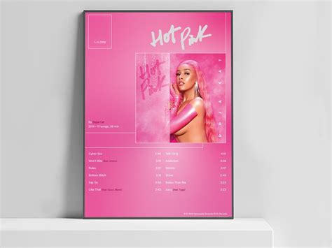 Hot Pink Doja Cat Poster Sold By Eric Evans SKU 40113005 Printerval