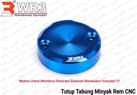 Promo New Tutup Tabung Minyak Rem Cnc Wr For Brembo Ktc Zx R Ninja