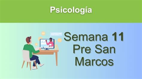 Psicolog A Semana Pre San Marcos Unmsm Solucionarios San Marcos