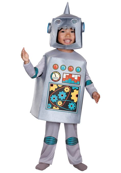 Small Child Retro Robot Costume - $34.99