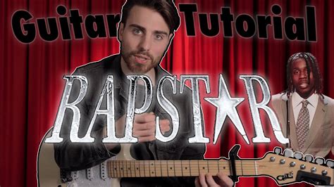 Rapstar Guitar Tutorial Polo G Easy With Free Tab Youtube