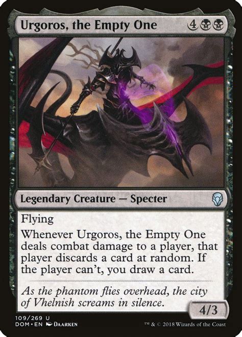 Urgoros The Empty One In 2020 Magic The Gathering Cards Legendary