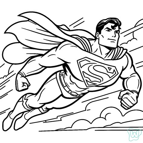 Desenho Para Colorir Superman - 35 Superman para colorir - Desenhos para impressão gratuitos