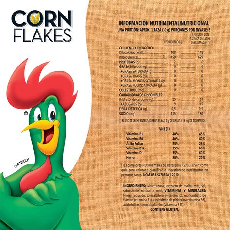 Cereal Kelloggs® Corn Flakes Miel Hojuelas De Granos De Maíz De