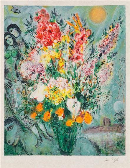 Marc Chagall Bouquet De Fleurs Mutualart