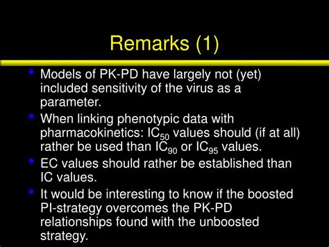 PPT PK PD Relationships For Antiretroviral Drugs PowerPoint