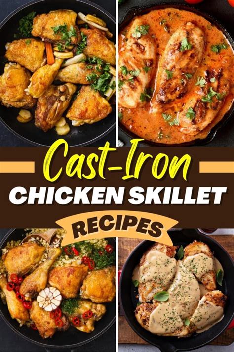 30 Best Cast-Iron Skillet Chicken Recipes - Insanely Good