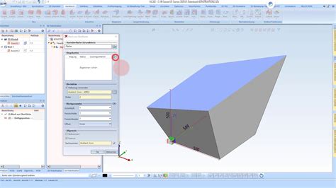 HiCAD 2020 Sheet Metal 6 Kantblech 6 Sheet From Surface Blech