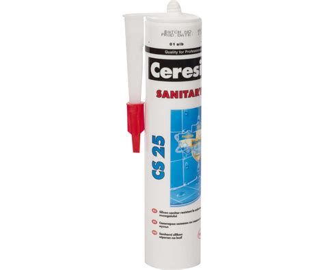 Silicon sanitar Ceresit CS 25, alb, transparent, color 280ml | Izolta