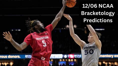 12/6 NCAA Bracketology Predictions (Shortened Version) - YouTube