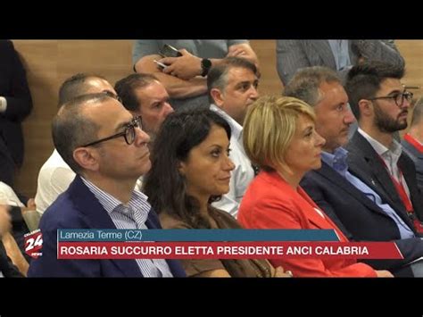 Lamezia Terme CZ Rosaria Succurro Eletta Presidente Anci Calabria