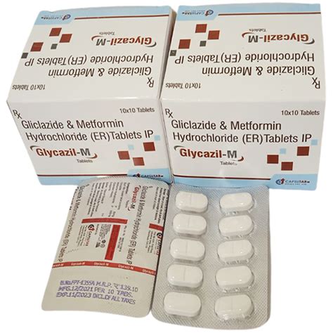 Gliclazide Mg And Metformin Mg Tablets Glycazil M