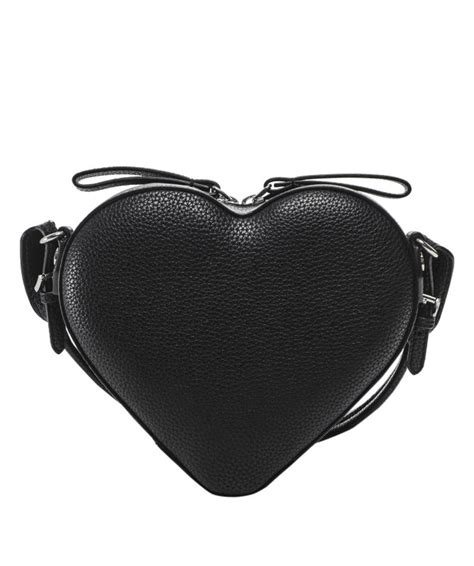 Vivienne Westwood Black Johanna Heart Crossbody Bag Jules B