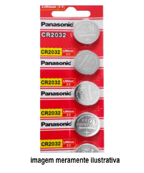 Somos Importador E Distribuidor De Bateria Cr2032 3V Panasonic Lithium