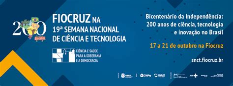 Icict marca presença na 19ª Semana Nacional de Ciência e Tecnologia