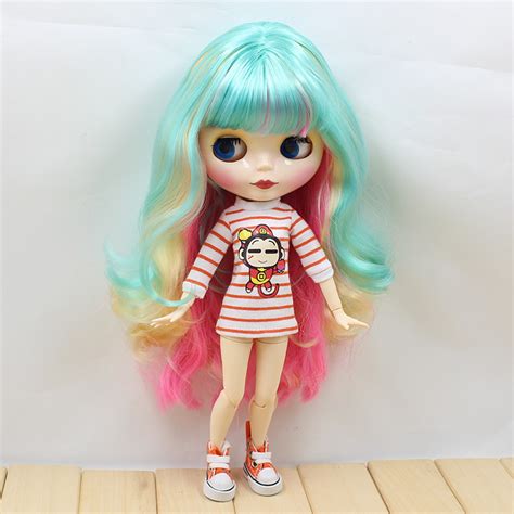 Takara 12 Neo Blythe Mix Hair Joint Body Nude Doll From Factory TBY381
