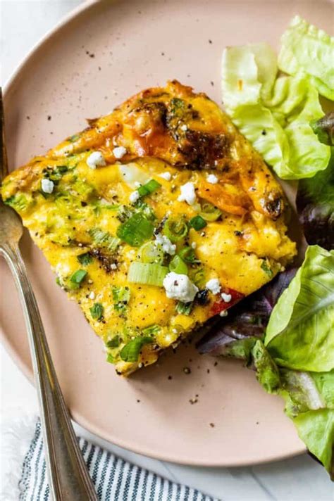 Vegetable Frittata Roasted Vegetable Frittata Recipe Clean And Delicious