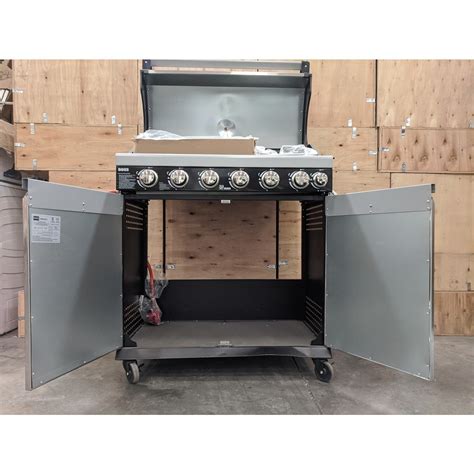 Refurbished Boss Grill Alabama Elite 6 Burner Gas Bbq With Side Burner Stainless Steel