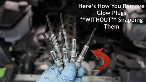 Here S How You Remove Glow Plugs WITHOUT Snapping Them YouTube