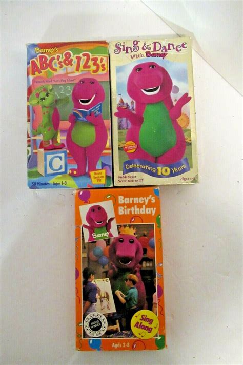 Happy Birthday Barney Vhs Ebay