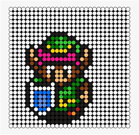 Legend Of Zelda Perler Bead Pattern Link To The Past Link Png