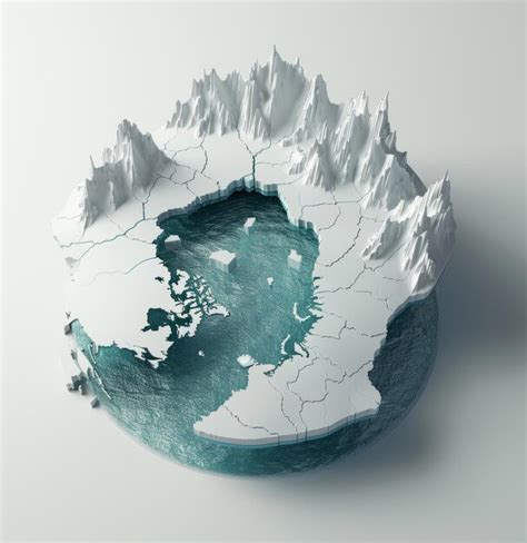 north pole map images    freepik