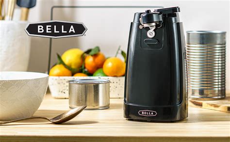 Bella Electric Can Opener Automatic Can Opener Knife Sharpener And Bottle Opener