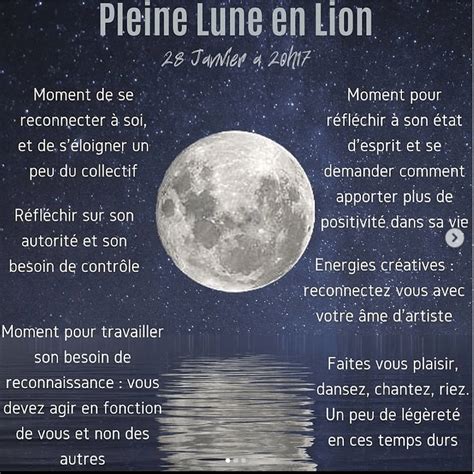 Recueil Darticles Sur La Pleine Lune En Lion Du Janvier H