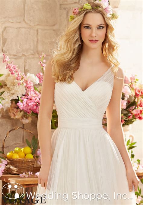 Discontinued Product Wedding Shoppe Mori Lee Wedding Dress A Line