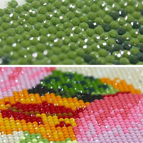 Round Drills Flowers Plant D Diy Diamond Painting Cross Stitch