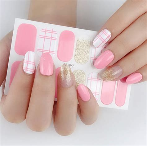 Gel Nail Wraps Nail Stickers Nail Decals Etsy