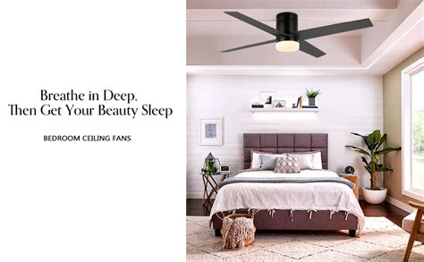 Amazon Wingbo Dc Flush Mount Ceiling Fan With Light And Remote