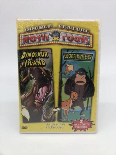 Dic Movie Toons Double Feature Dinosaur Island Globehunters Dvd New