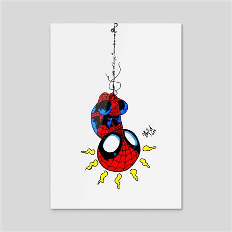 Spider Man His Amazing Friends Spider Man An Art Print By Jeff