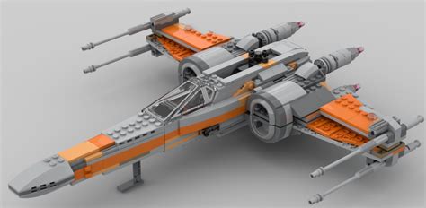 Lego Moc Resistance X Wing Orange By Brickboyz Custom Designs