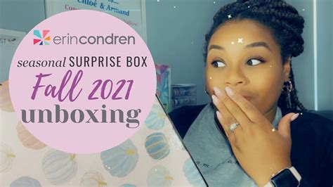 Erin Condren Seasonal Surprise Box Fall 2021 Unboxing Honest Reaction