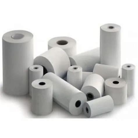 Plain White Thermal Paper Roll Gsm Gsm At Rs Roll In