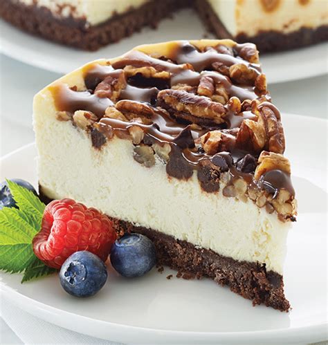 Mandm Food Market Chocolate Caramel Pecan Cheesecake