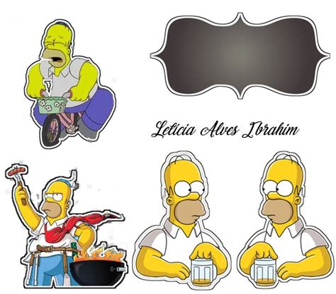 Topper Homer Simpson Homer Simpson Simpsons Party Homer