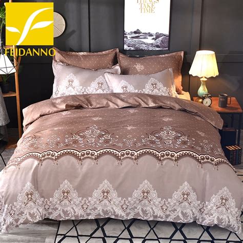 Luxury lace Euro Classic Flower Duvet Cover Set European style Bedding ...