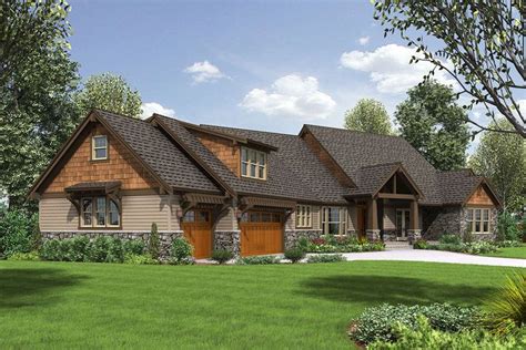 This Is An Artist S Rendering Of These Craftsman Style Home Plans