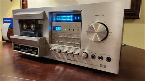 Pioneer Ct F900 Vintage Three Head Cassette Deck Restoration Part 2