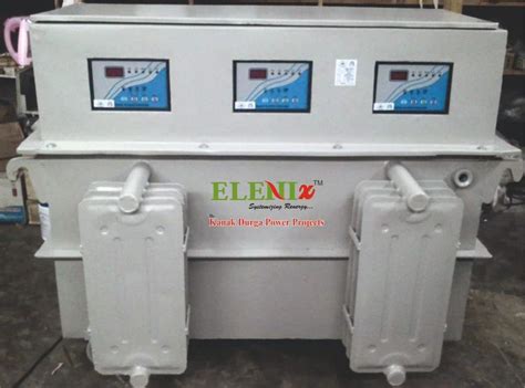 Three Phase Kva Servo Voltage Stabilizer For Industrial At Rs