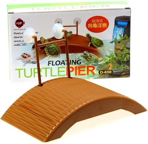 Turtle Pier Floating Aquarium Reptile Small Turtle Frog