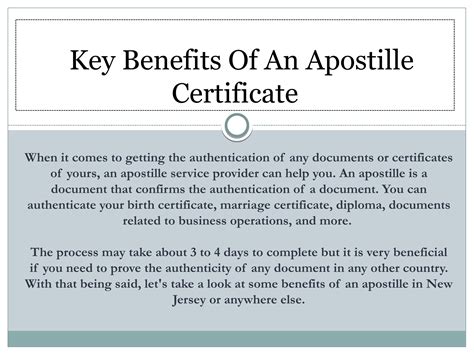 Key Benefits Of An Apostille Certificate By New Jersey Mobile Notary