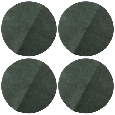 Pcs Black Blue Green Grey Yellow Khaki Anti Skid Table Mats Dining