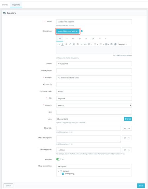 Prestashop AI Engine (ChatGPT) | Content Generator