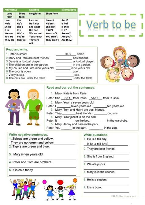 Verb To Be Verb Worksheets Free Grammar Worksheet Grammar Worksheets